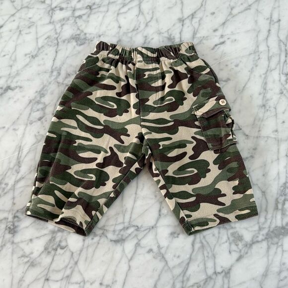 Y2K Camo Cargo Baby Sweatpants Size 3/6 Months - Picture 1 of 4